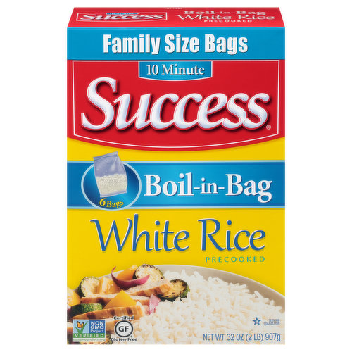 Success Family Size Boil-in-Bag Precooked White Rice