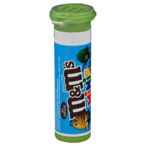 M&Ms Milk Chocolate Minis Tube, 1.08 Oz - Food 4 Less