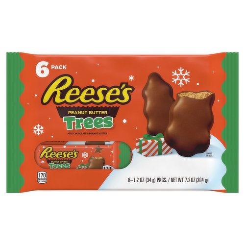 REESE'S Milk Chocolate Peanut Butter Snack Size Pumpkins, 9.6 oz bag