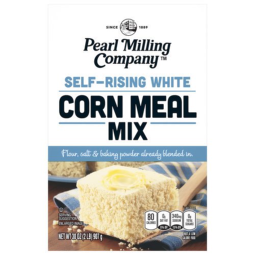 Pearl Milling Company Corn Meal Mix, Self-Rising, White