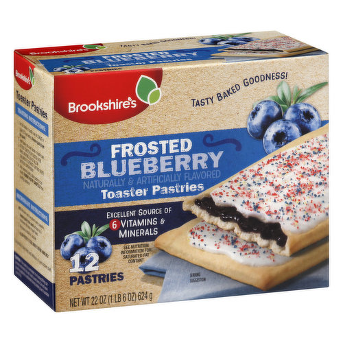 Brookshire's Frosted Blueberry Toaster Pastries