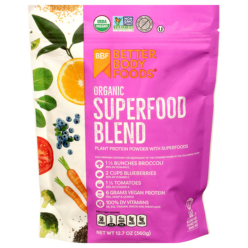BetterBody Foods Superfood Blend, Organic