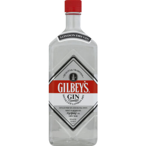 Gilbey's Gin, London Dry, Distilled