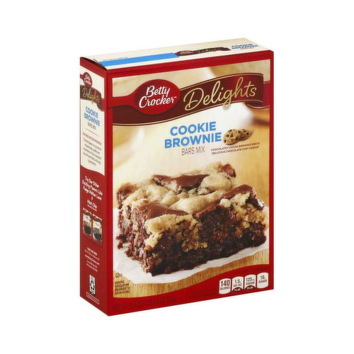 Betty Crocker Delights - Bars Mix, Cookie Brownie