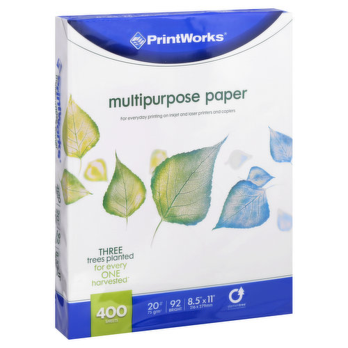 Printworks Pastel Paper, 20 lb, 4 Assorted Pastel Colors, 30