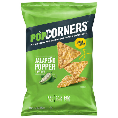 PopCorners Corn Snack, Jalapeno Popper Flavored, Crunchy & Wholesome