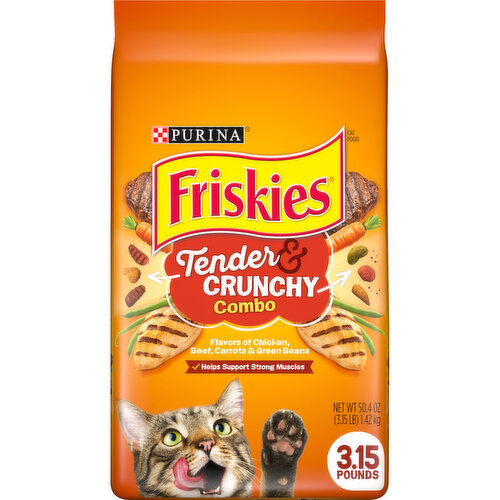 Friskies Dry Cat Food, Tender & Crunchy Combo