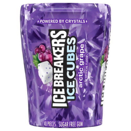 Ice Breakers Gum, Sugar Free, Arctic Grape