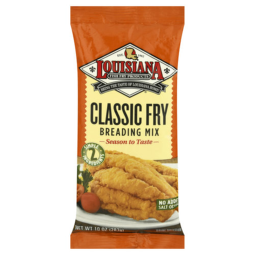 Seasoned Fish Fry 10 oz - Louisiana Fish Fry