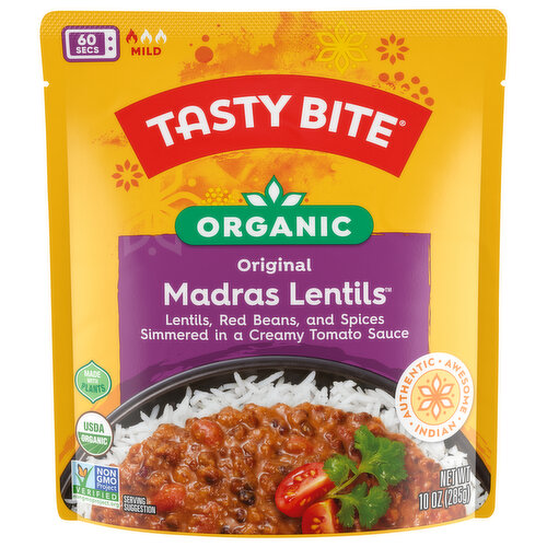 Tasty Bite Madras Lentils, Indian, Original, Mild