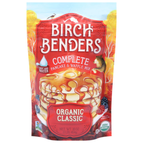 Birch Benders Pancake & Waffle Mix, Organic Classic