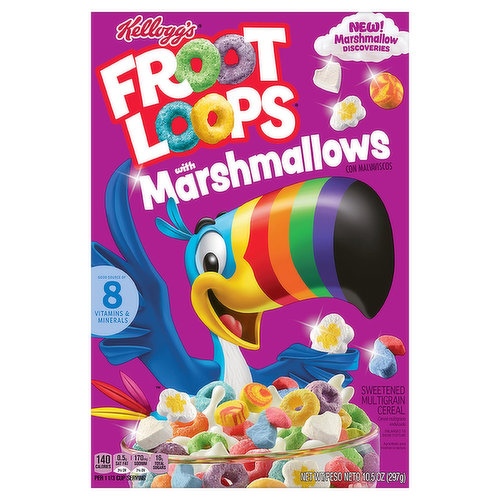 Froot Loops Cereal, Natural Fruit Flavors, Large Size