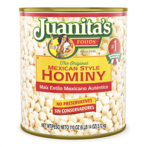 Juanita's Hominy, Mexican Style, The Original