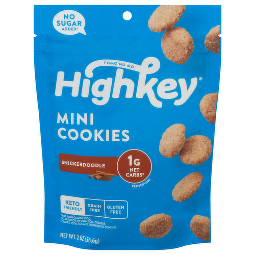 Highkey Cookies, Snickerdoodle, Mini