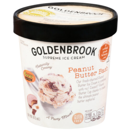 Goldenbrook Ice Cream, Supreme, Peanut Butter Bash