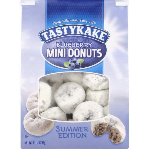 Tastykake Donuts, Mini, Blueberry