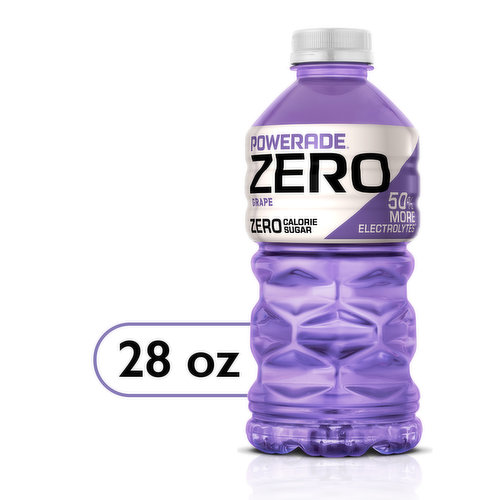 Powerade Sports Drink, Zero Sugar, Grape