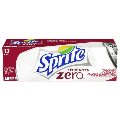 Sprite Soda, Cranberry