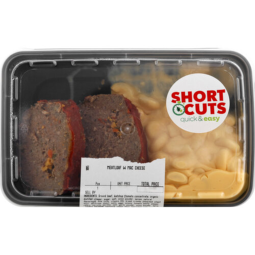 Short Cuts Meatloaf With Mac & Cheese