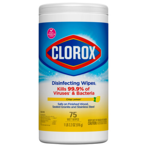 Clorox Disinfecting Wipes, Citrus Lemon