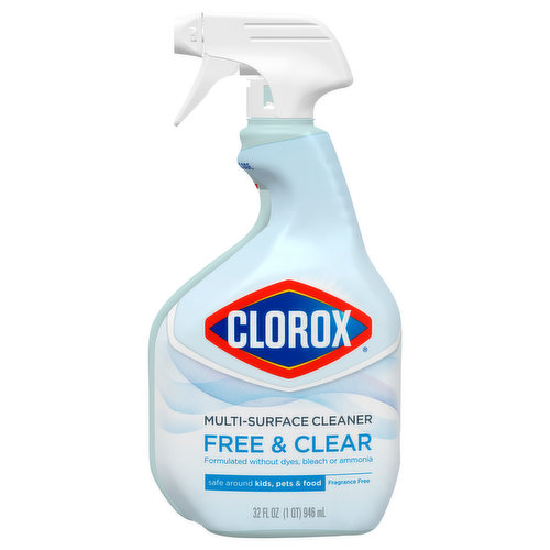 Clorox Multi-Surface Cleaner, Free & Clear