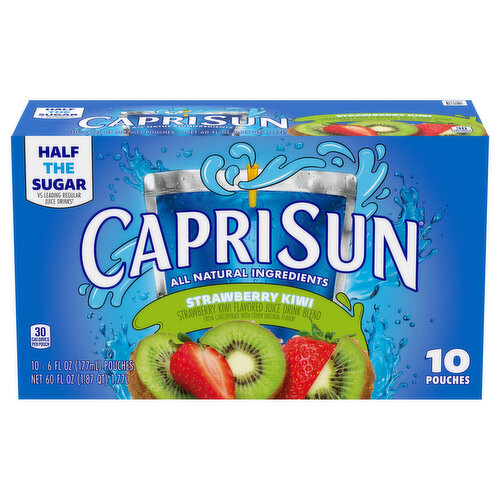 Capri Sun Juice Drink Blend, Strawberry Kiwi