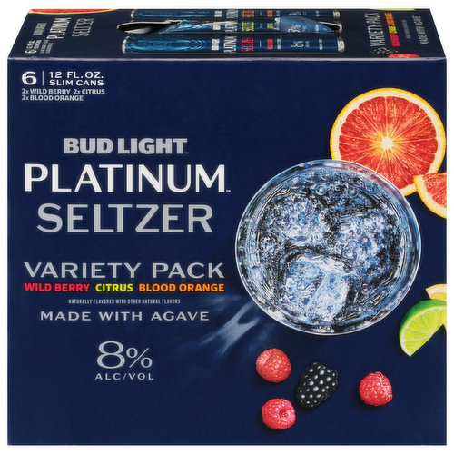 2x Wild Berry. 2x Citrus. 2x Blood Orange. Made with agave. Enjoy responsibly. Please recycle.