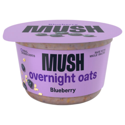 Mush Overnight Oats, Blueberry