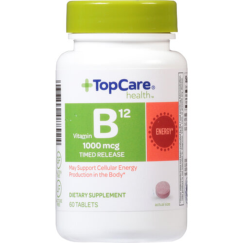 TopCare Vitamin B12, 1000 mcg, Timed Release Tablets