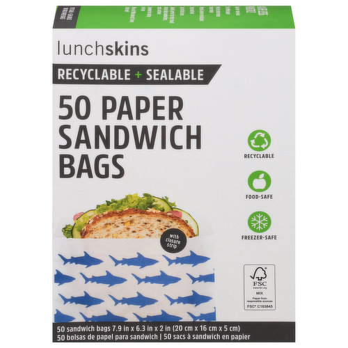 Simply Done Storage Bags, Slider, Quart Size