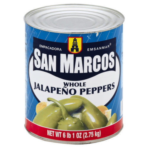 San Marcos Jalapeno Peppers, Whole