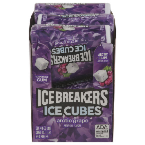 Ice Breakers Gum, Sugar Free, Arctic Grape