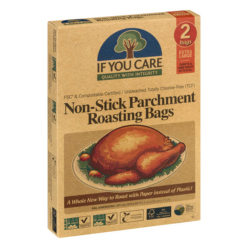 If You Care Unbleached Non-Stick Parchment Roasting Bags - What's Good