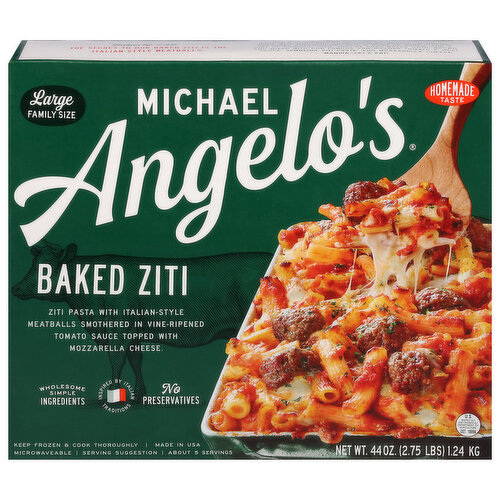 Michael Angelo's Ziti, Baked, Large Family Size