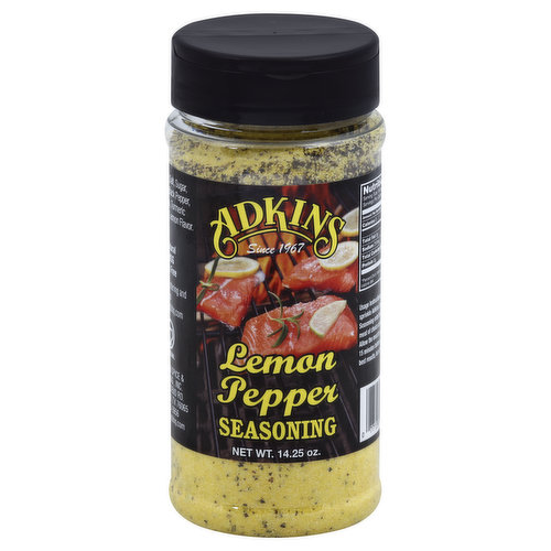 Frontier Natural Salt-Free Lemon Pepper Seasoning 2.5 oz -Pack of 6