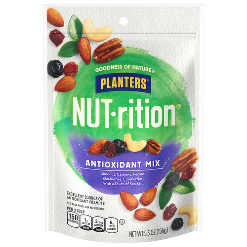 Planters NUT-rition Lightly Salted Antioxidant Rich Mixed Nuts with Dried Blueberries & Cranberries