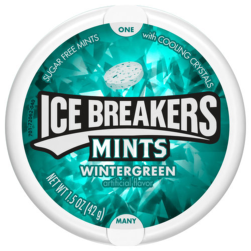 Ice Breakers Mints, Sugar Free, Wintergreen