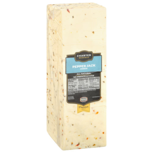 Charter Reserve Cheese, Pepper Jack, Premium Deli