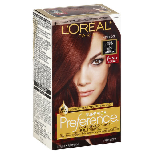 Superior Preference Permanent Color, With Shine Serum, Warmer