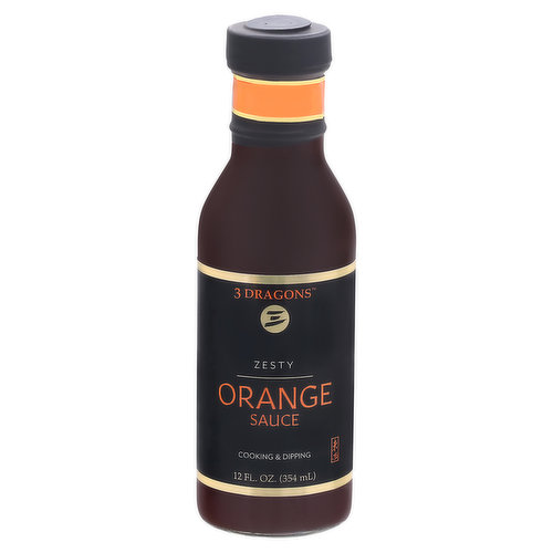 3 Dragons Sauce, Orange, Zesty