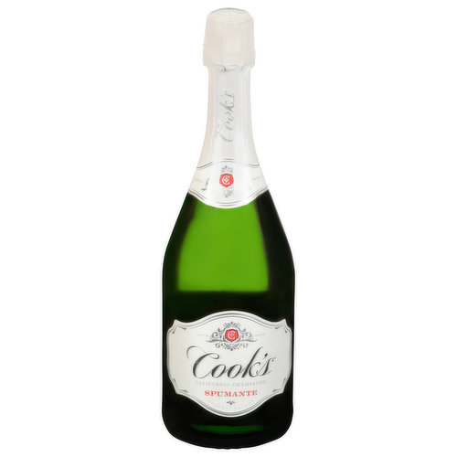 Estd 1850. Cook’s tradition of making exceptional quality Champagne began in 1859. Over 150 years later that tradition continues. Cook’s Spumante is a sweet Italian style sparkling wine with outstanding fruit flavors and a long, smooth finish.