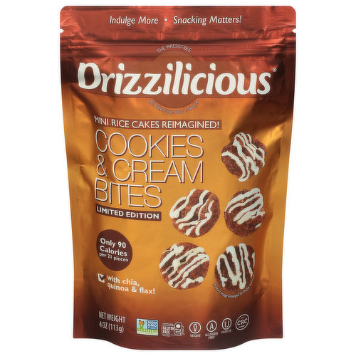 Drizzilicous Bites, Cookies & Cream