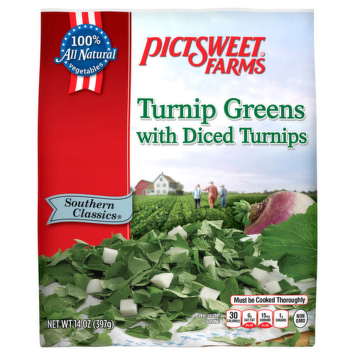 Pictsweet Farms Turnip Greens, with Diced Turnips