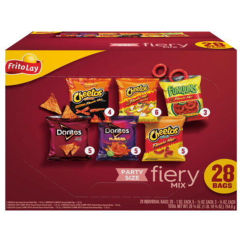 Frito Lay Fiery Mix, Party Size