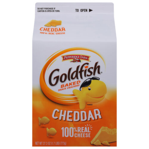 Goldfish Baked Snack Crackers, Cheddar