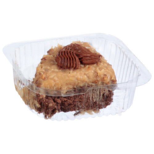 Fresh German Chocolate Cake Slice