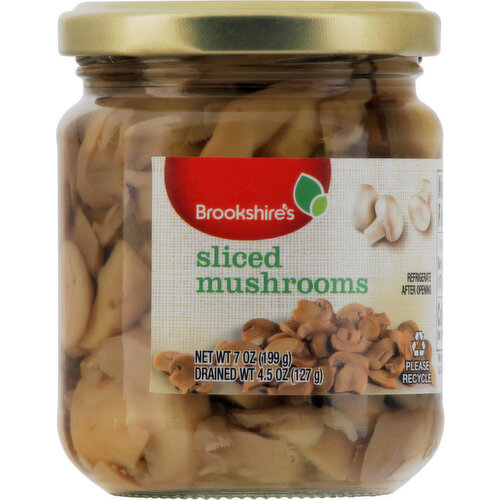 Brookshire's Mushrooms, Sliced