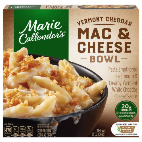 Marie Callender's Creamy Vermont Mac & Cheese Bowl