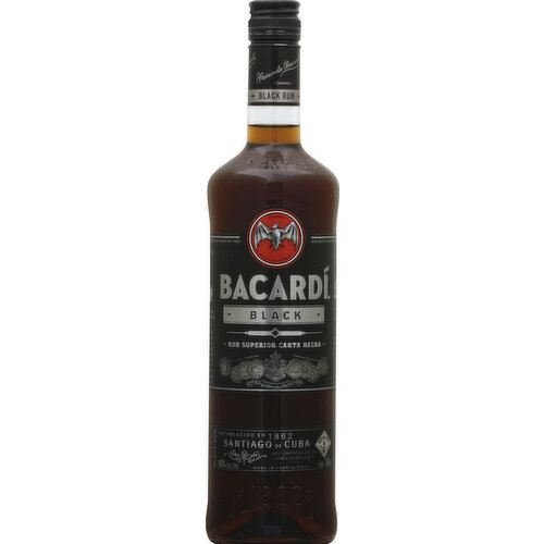 Bacardi Rum, Black