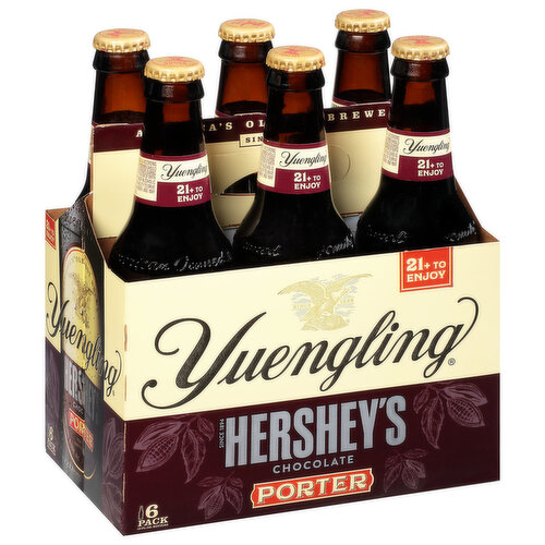 Yuengling Beer, Porter, Hershey's Chocolate, 6 Pack